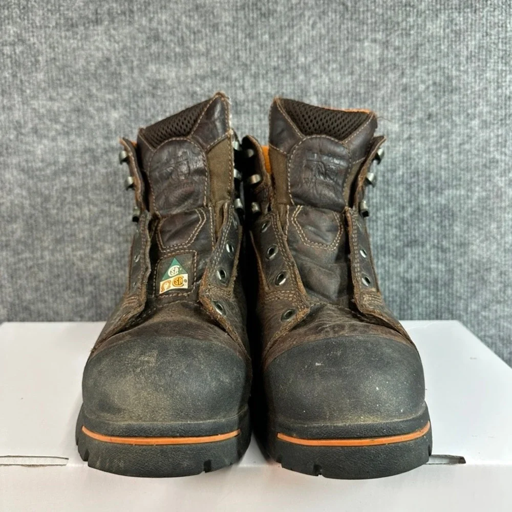 Timberland PRO Endurance Mens Steel Toe Puncture Resistant Work Boots Brown 8W